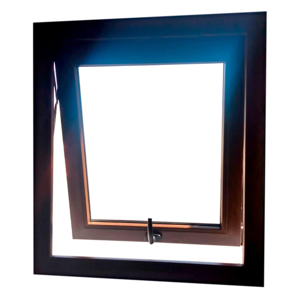 Proyectante S4500, Marco Foliado, Cristal Termopanel, Vidrio Claro 80-90/130-140, marca Holztek - Foto Principal
