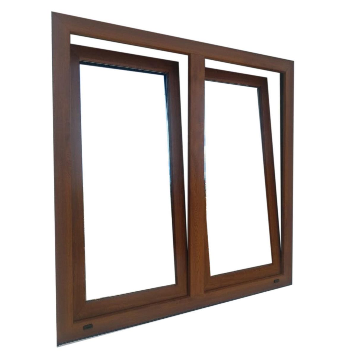 Holztek - Doble Oslbat/bat Der-Iz, 4500, Mco Foliado, Cristal TP, Vidrio Satin 160-170/100-110