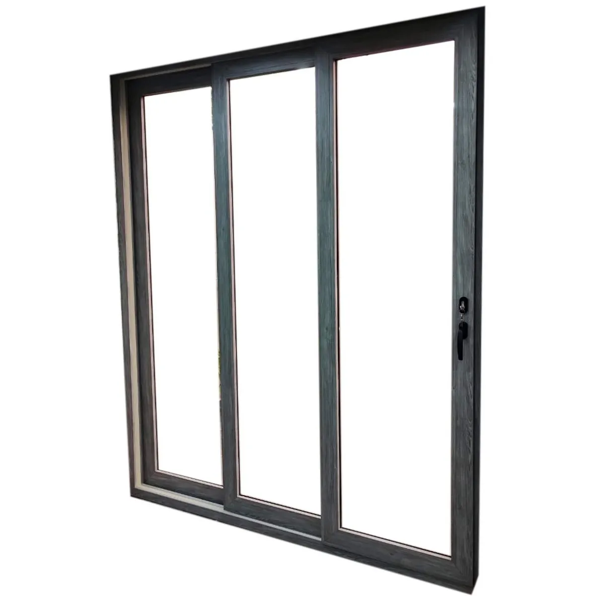Pta Corrediza 3H S920-86, Mco Foliado, Cristal TP, Vidrio Claro 310-320/220-230, marca Holztek - Foto Principal