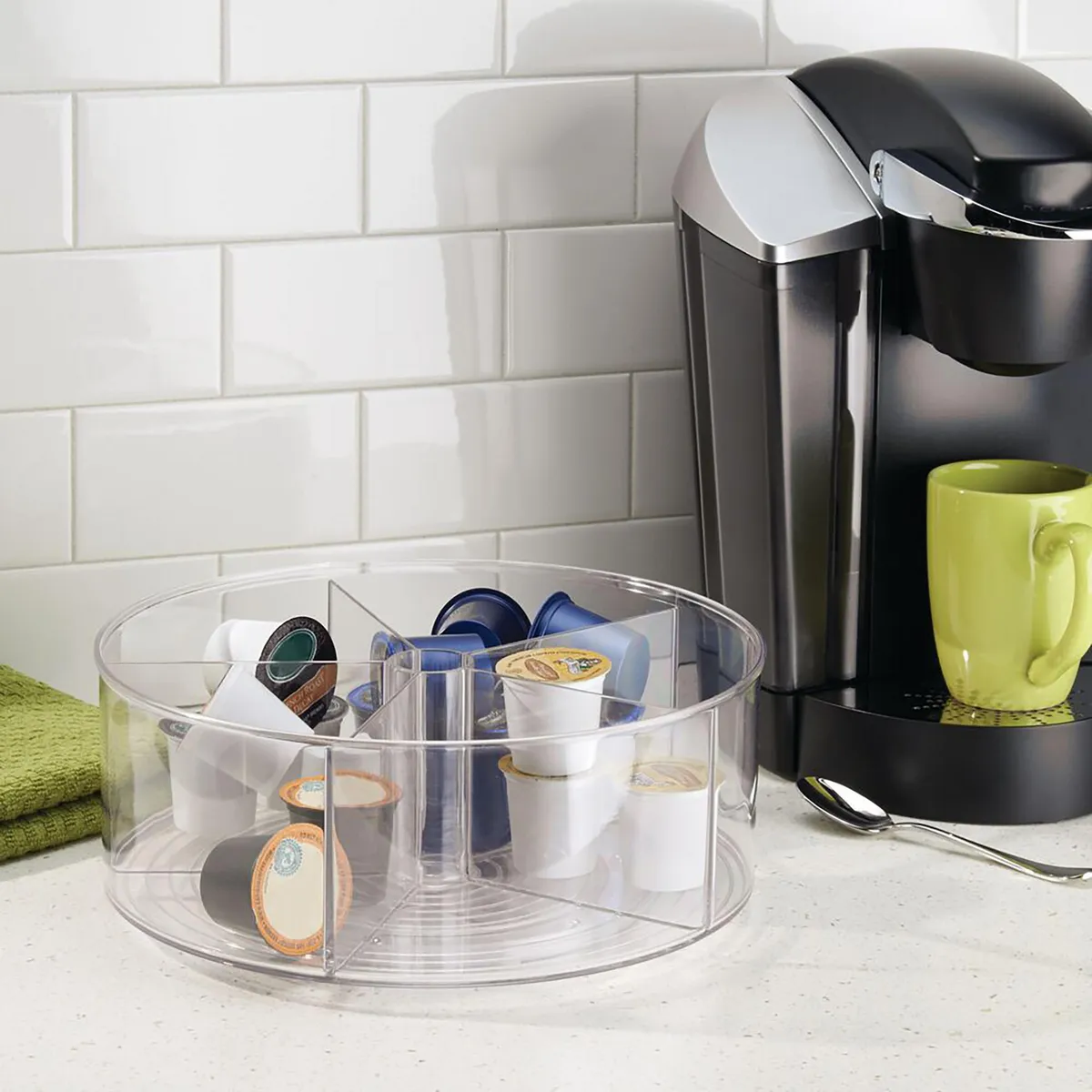 Interdesign - Organizador redondo con divisiones