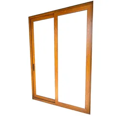 Pta Corrediza 2H XX, S920, Mco foliado, Cristal Simple, Vidrio Claro 190-200/240-250