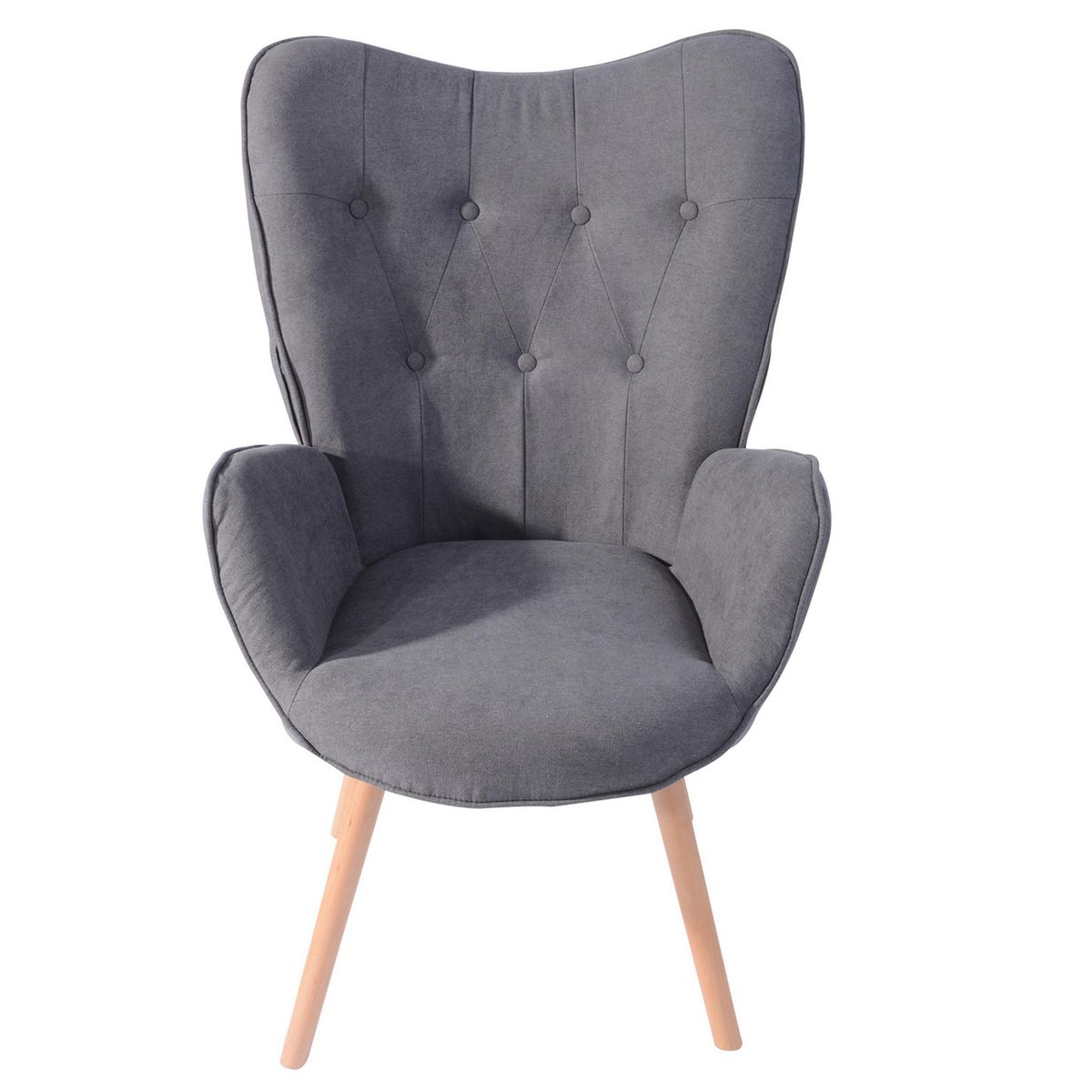 Sin Marca - Sillón Kas gris