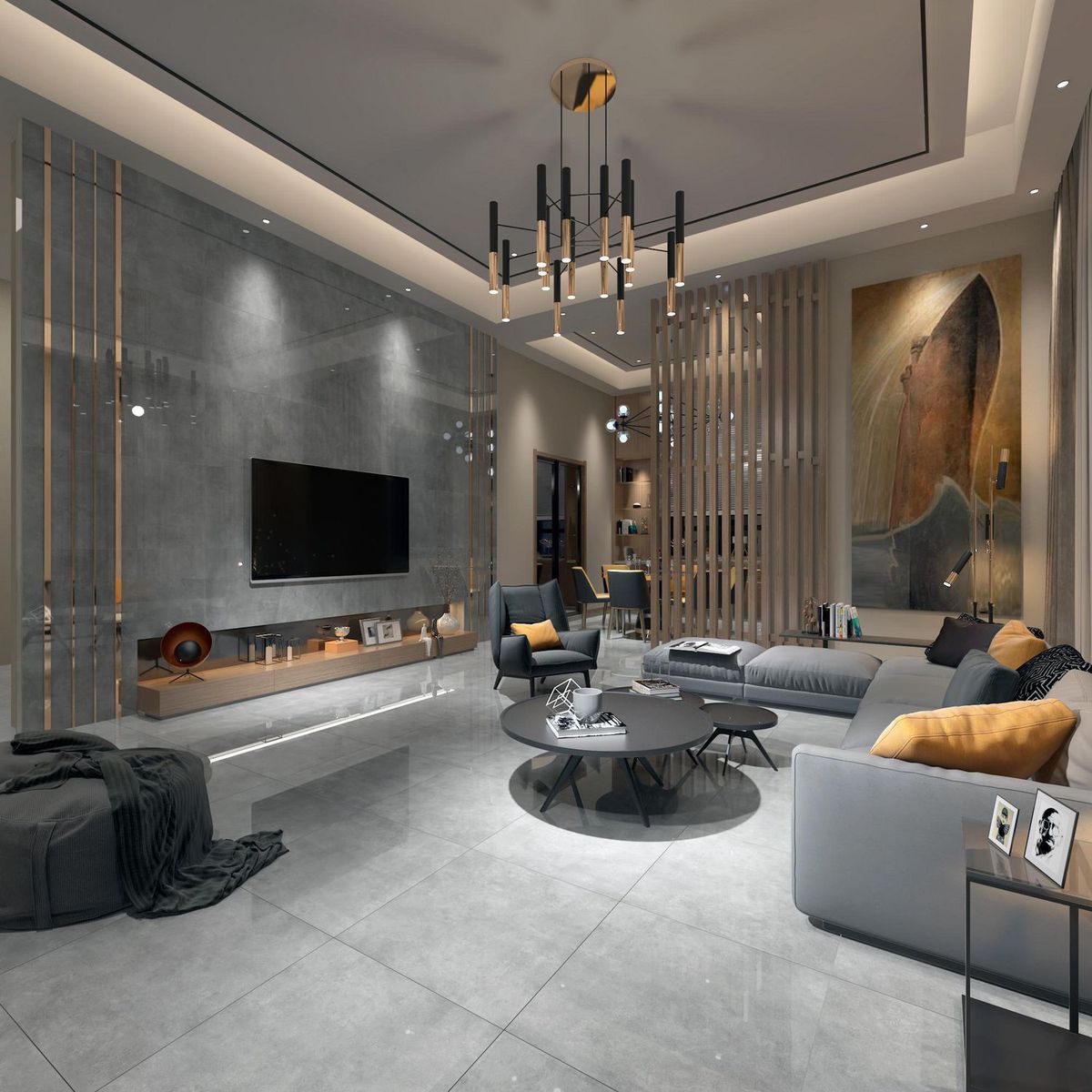 Piso Porcelanato Para Interior Tipo Cemento Liso Brite Mar Gris 60.8X60.8 Brillante 1.48, marca Pamesa - Foto 2