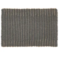 Individual Tejido Mimbre Gris