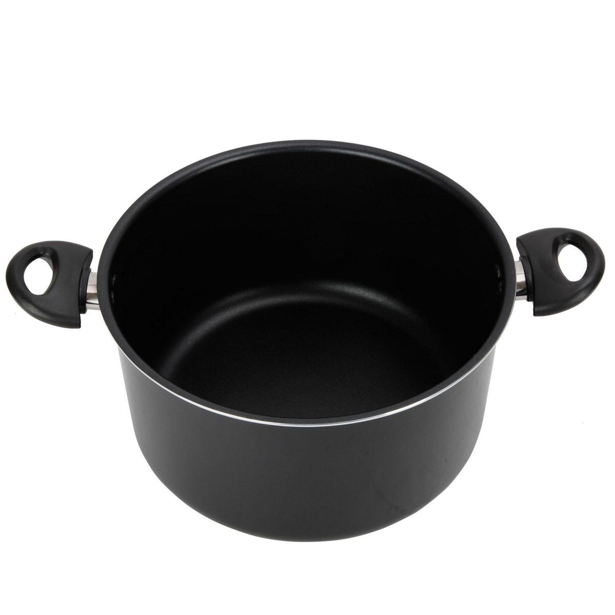 Olla negra 28 cm 9.3 l, marca Casa Bonita - Foto 2