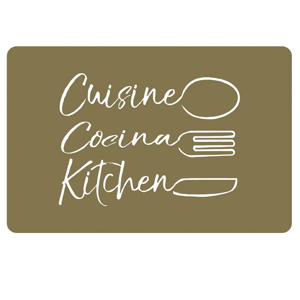 Just Home Collection - Individual Pvc Cocina Dorado