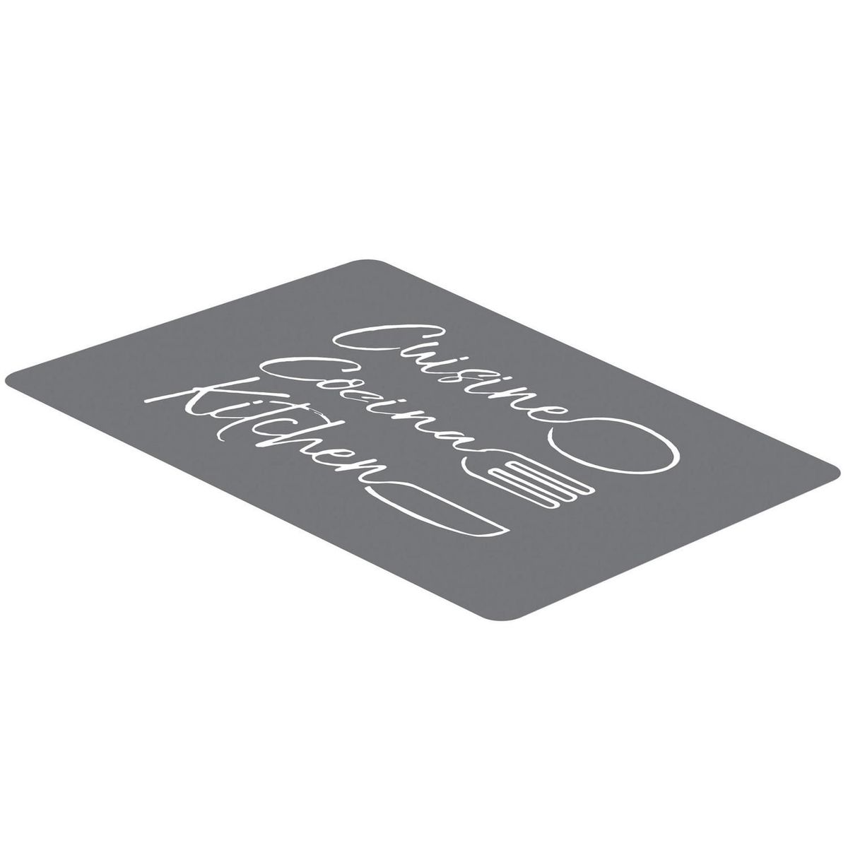 Just Home Collection - Individual Pvc Cocina Plata