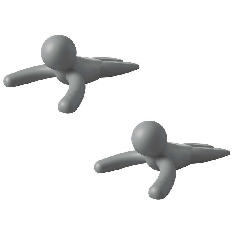 Umbra - Set dos topes para puerta gris