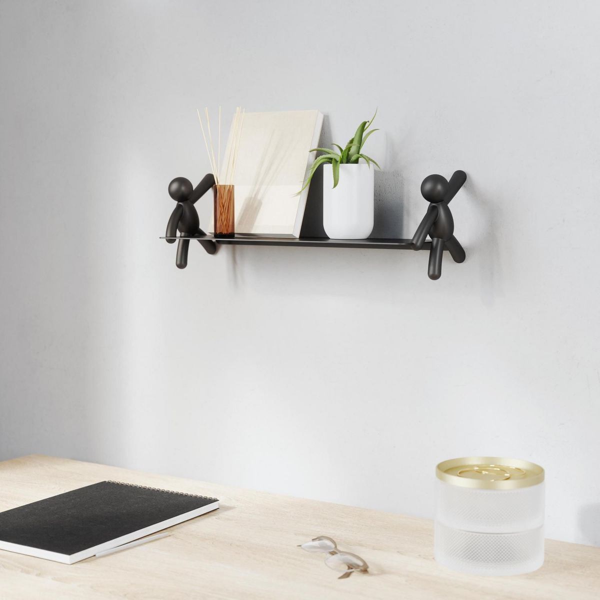 Repisa buddy negro, marca Umbra - Foto 2