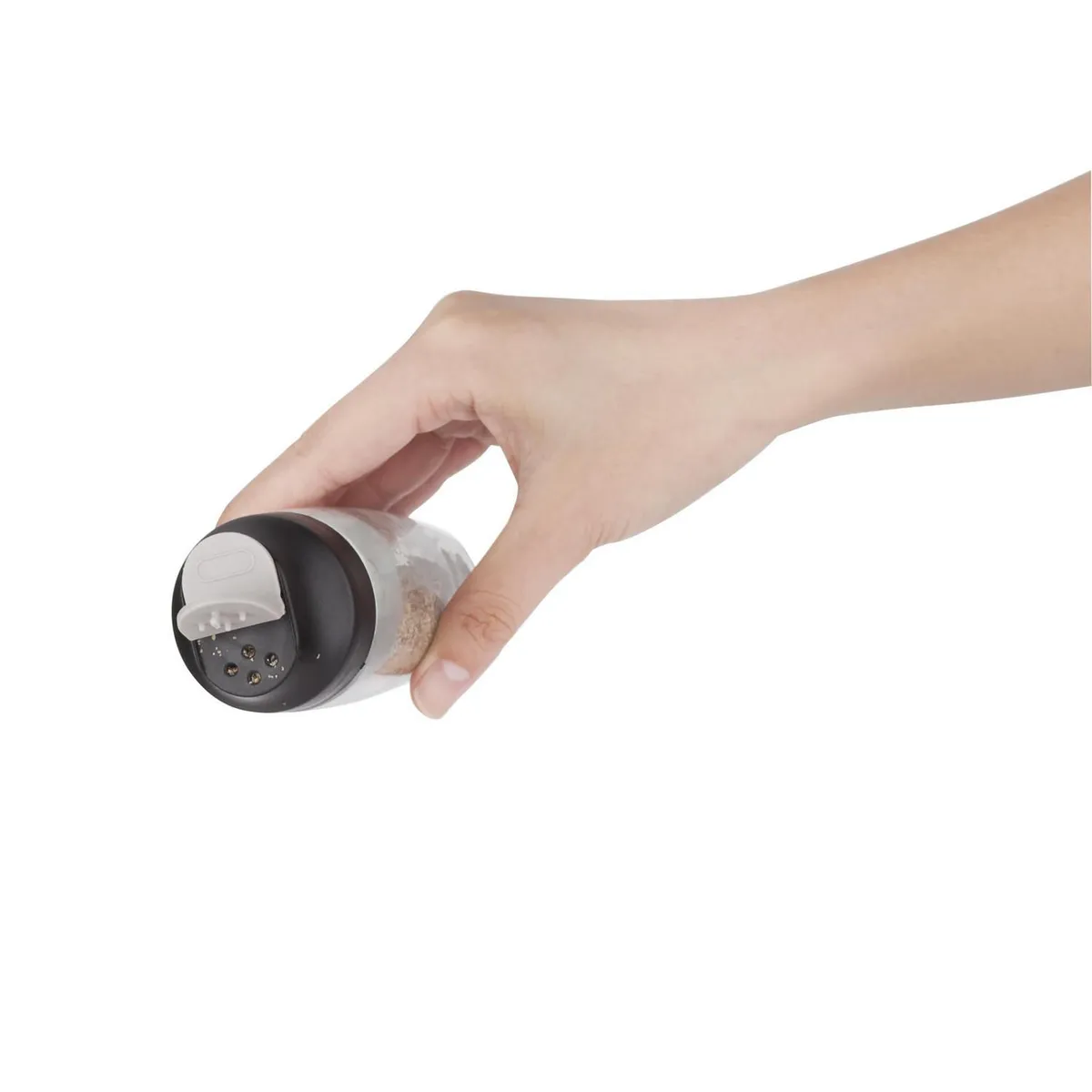Set de 12 especieros con base negra 90 ml, marca Just Home Collection - Foto 2