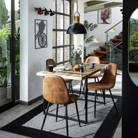 Set Comedor con 4 Sillas Vexa 80X140X76 cm