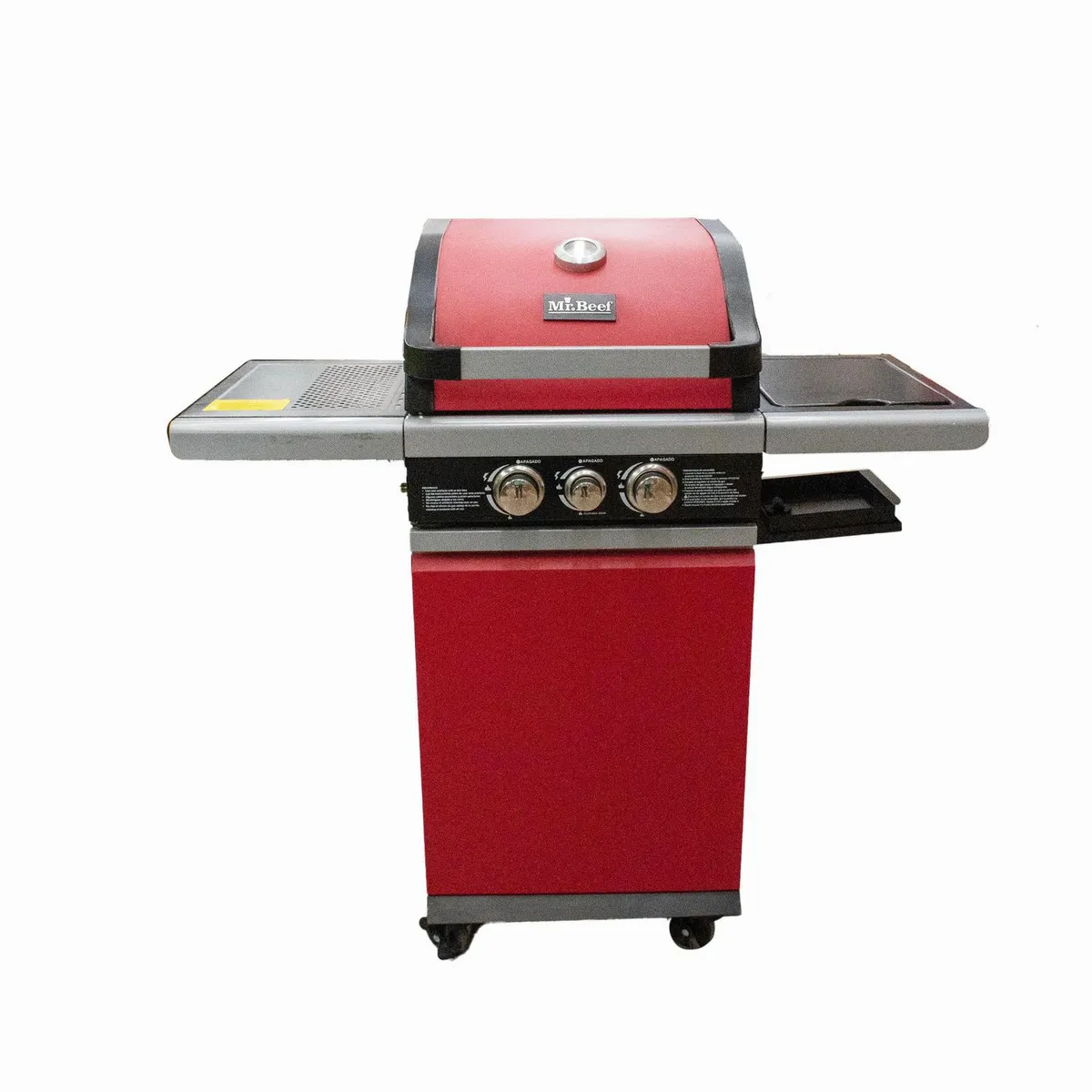 Parrilla de Gas 2 Quemadores Rojo, marca Mr Beef - Foto 2