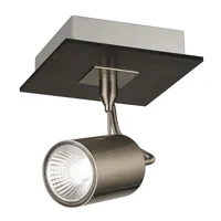 Aplique de techo New Montreal de 1 luz tipo GU10 Níquel