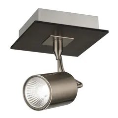 Aplique de techo New Montreal de 1 luz tipo GU10 Níquel