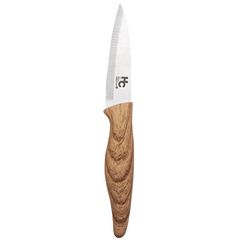 Cuchillo papero mango plástico y madera 8 centímetros