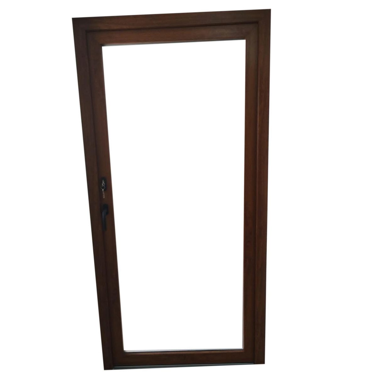 Holztek - Pta Abatible 1H S4500 Mco Foliado, Cristal Simple, Vidrio Satinado 80-90/200-210