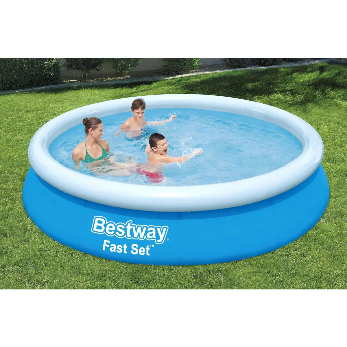 Alberca con Borde Inflable 366 cm x 76 cm., marca Bestway - Foto 2