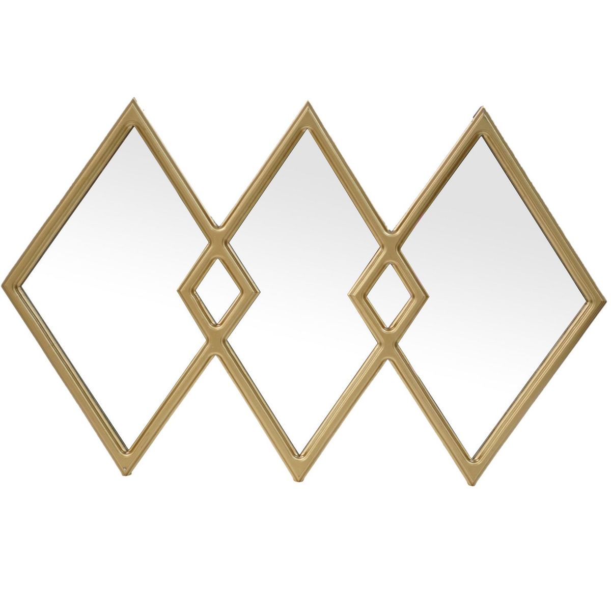 Espejo Decorativo Multiforma Rombos Triada de 62 x 97 cm Dorado, marca Homy - Foto Principal