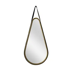Espejo Decorativo Gota de 30 x 60 cm Dorado