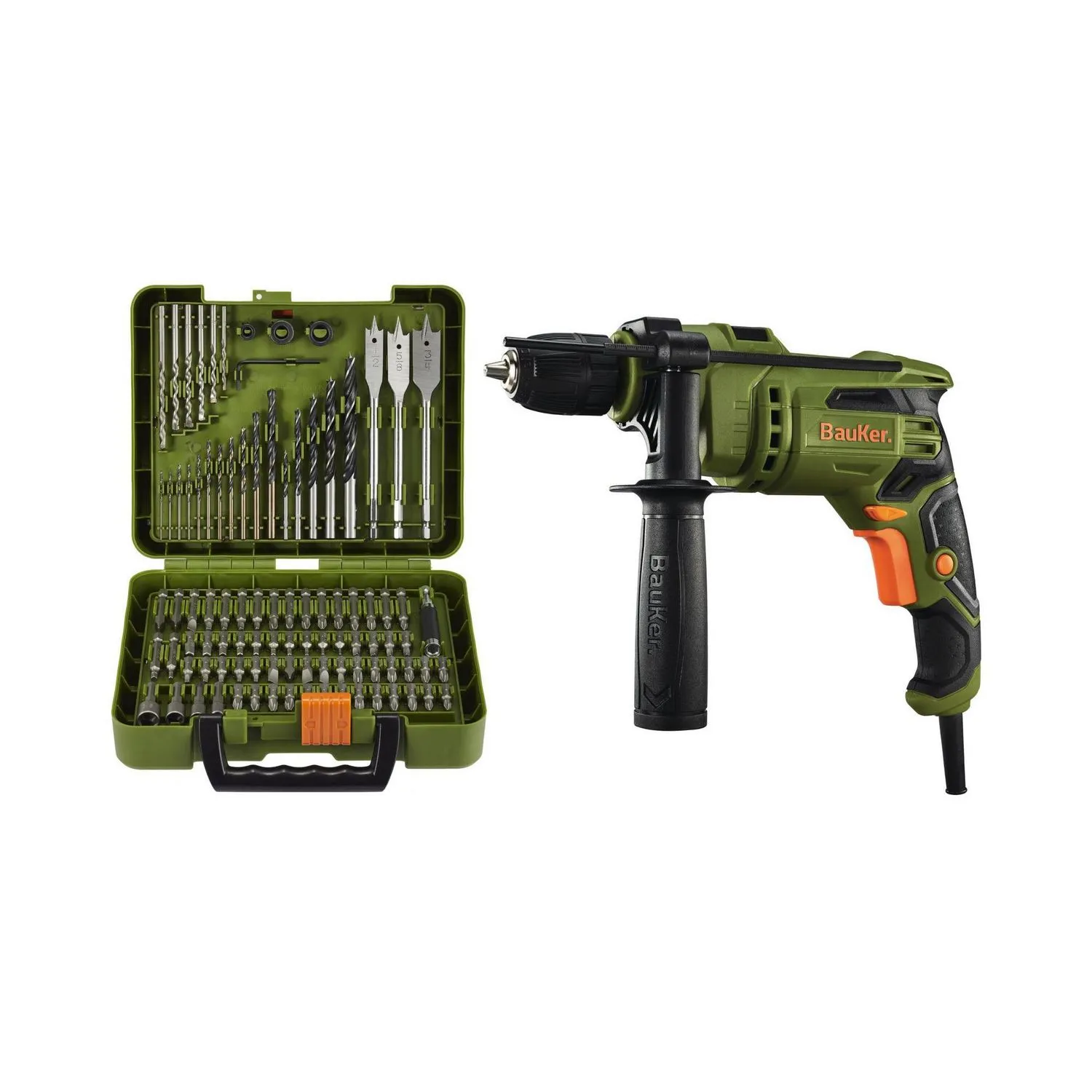  - Kit Rotomartillo 3/8" 650w + 100 Accesorios