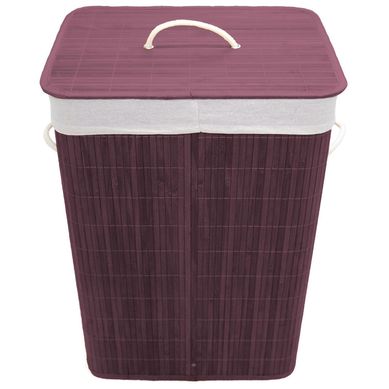 Cesto De Ropa Rectangular Bambu Cafe