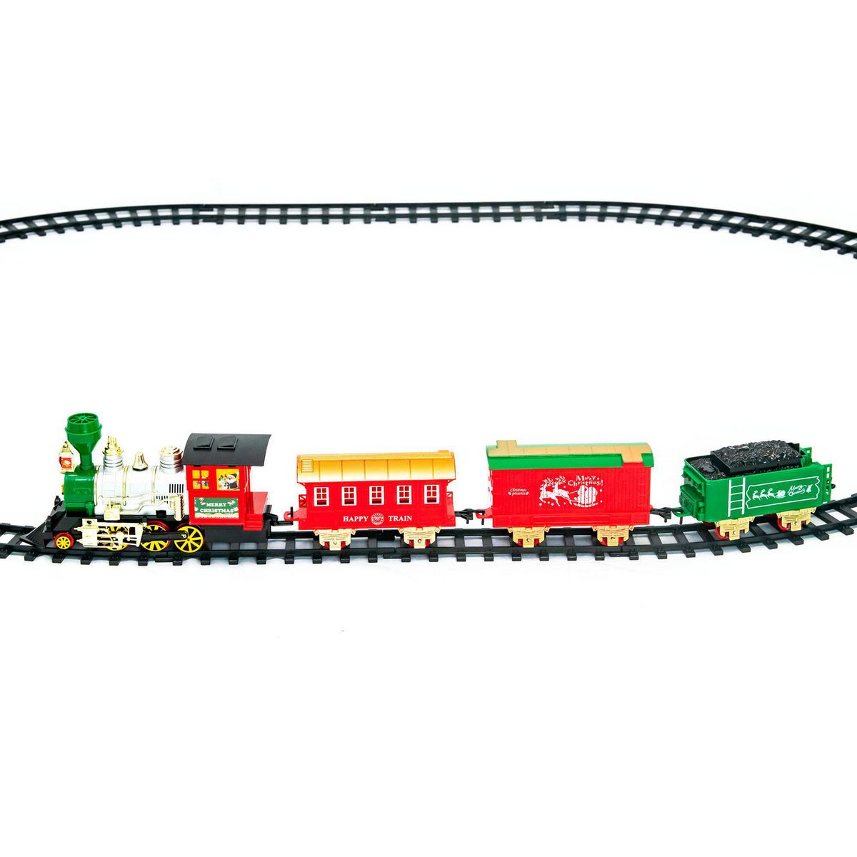 Dear Santa - Tren de Navidad de Baterías con Sonido de 20 Piezas