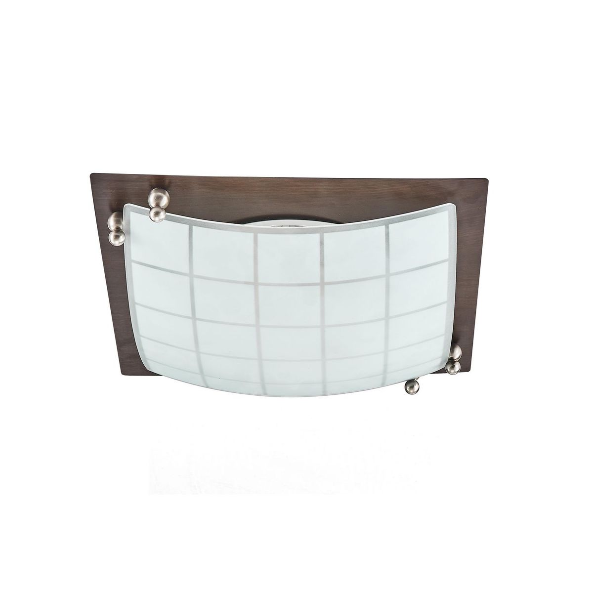 Lámpara Plafón Curvo 2 Luces E27, marca Just Home Collection - Foto Principal