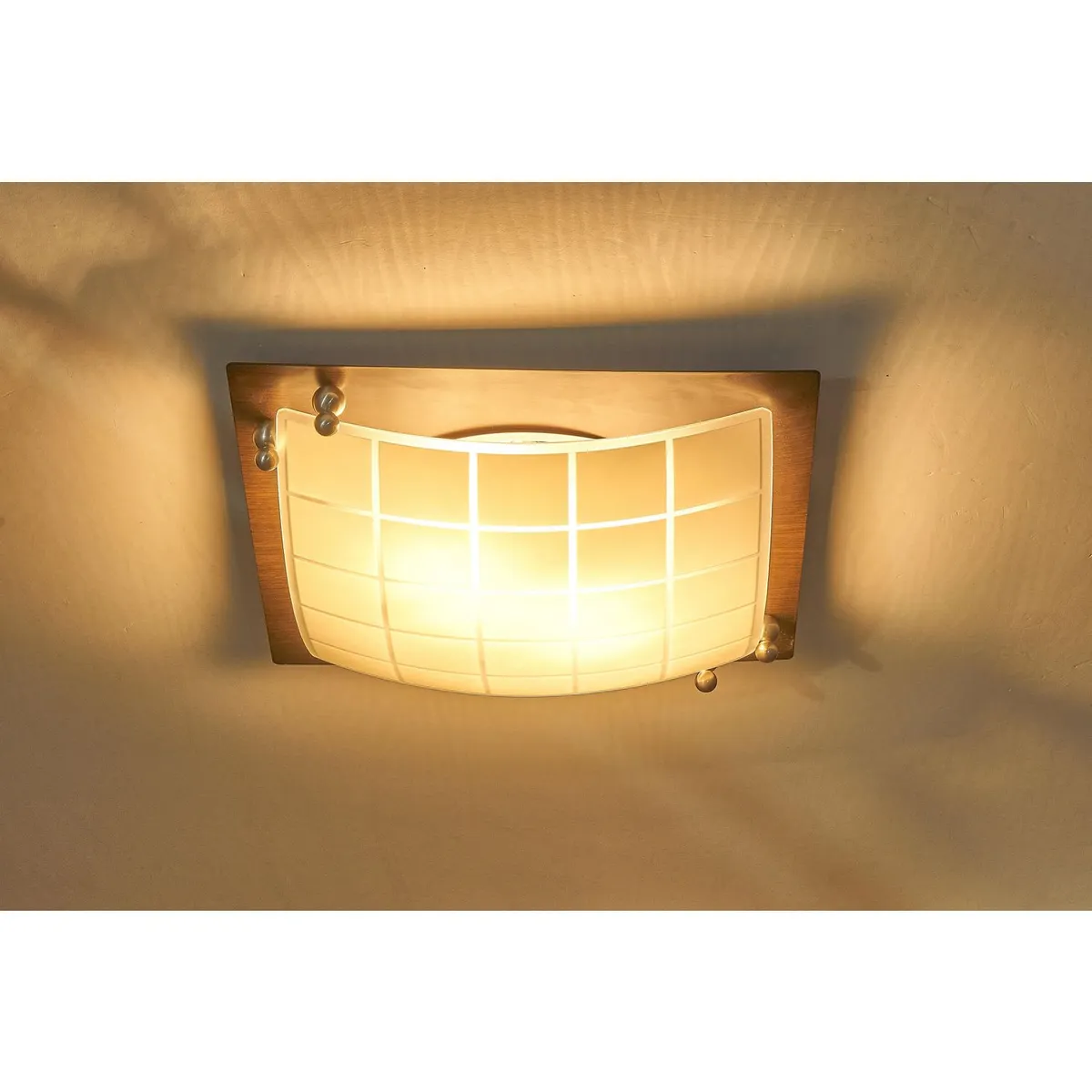 Lámpara Plafón Curvo 2 Luces E27, marca Just Home Collection - Foto 2