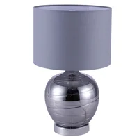 Lámpara de mesa Said E27 Gris