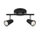 Barra Nali Negro 2 Luces Gu10