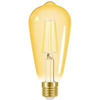 Pack2 foco led fil st64 e27 am
