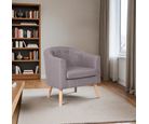 Sillón Lucia Gris Claro