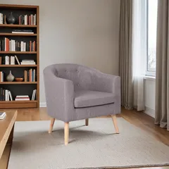 Sillón Lucia Gris Claro