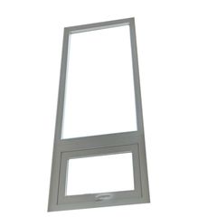 Fijo S4500, Marco Blanco, Cristal Termopanel, Vidrio Satinado 50-60/70-80