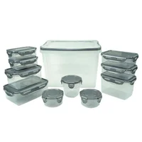 Set de Contenedores 11 pzas en caja Gris