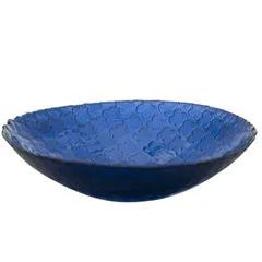 Bowl decorativo azul 40 cm.