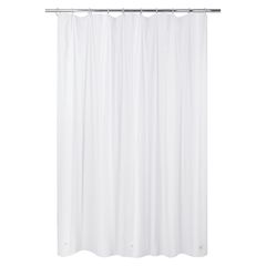 Forro cortina de baño 140x200cm blanco