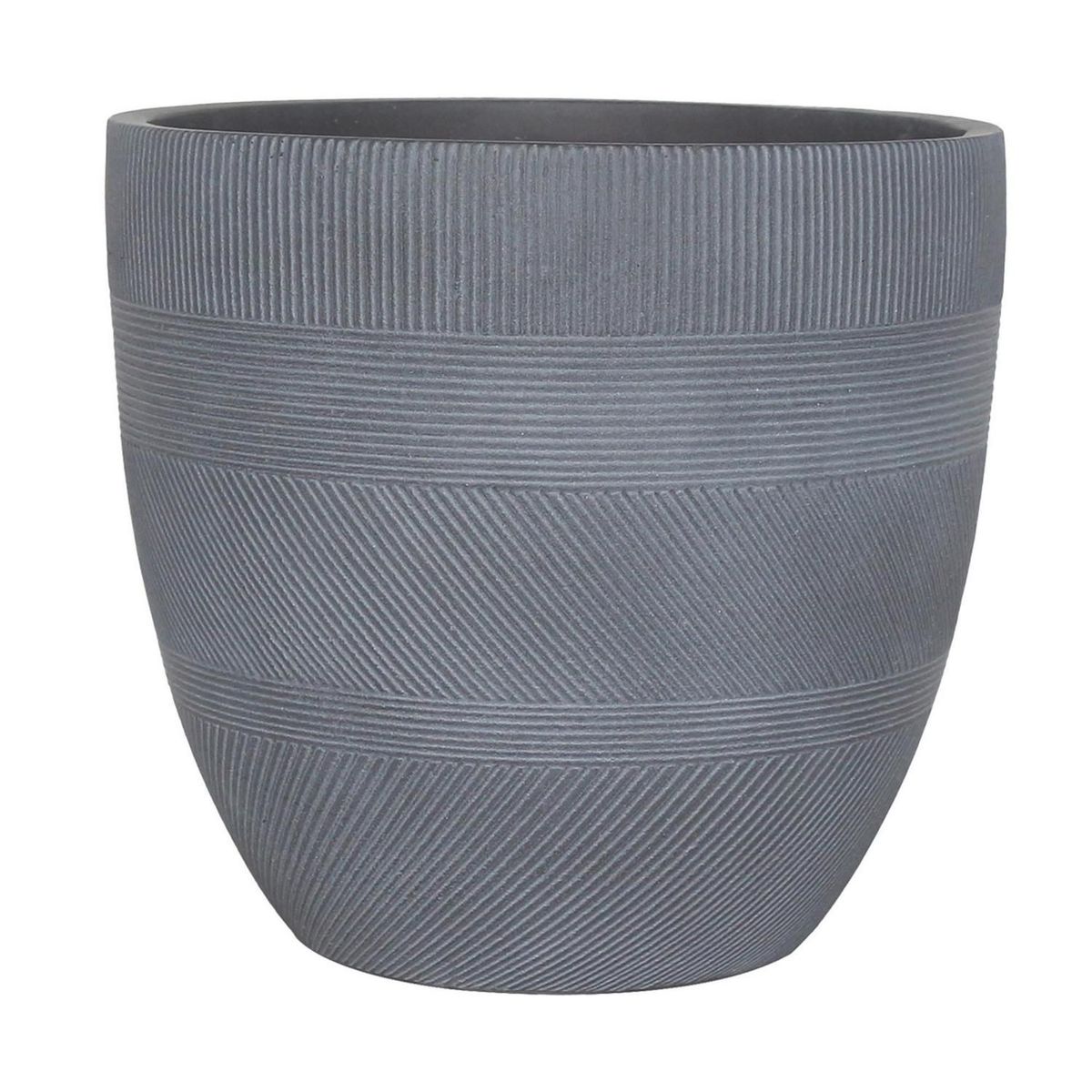 Maceta Viena Plomo 35 x 33 cm, marca Just Home Collection - Foto Principal
