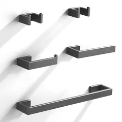 Set Accesorios para Baño 5 Piezas Chicago Negro
