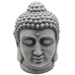 Cabeza de Buda de Poliresina 31x28x43 cm