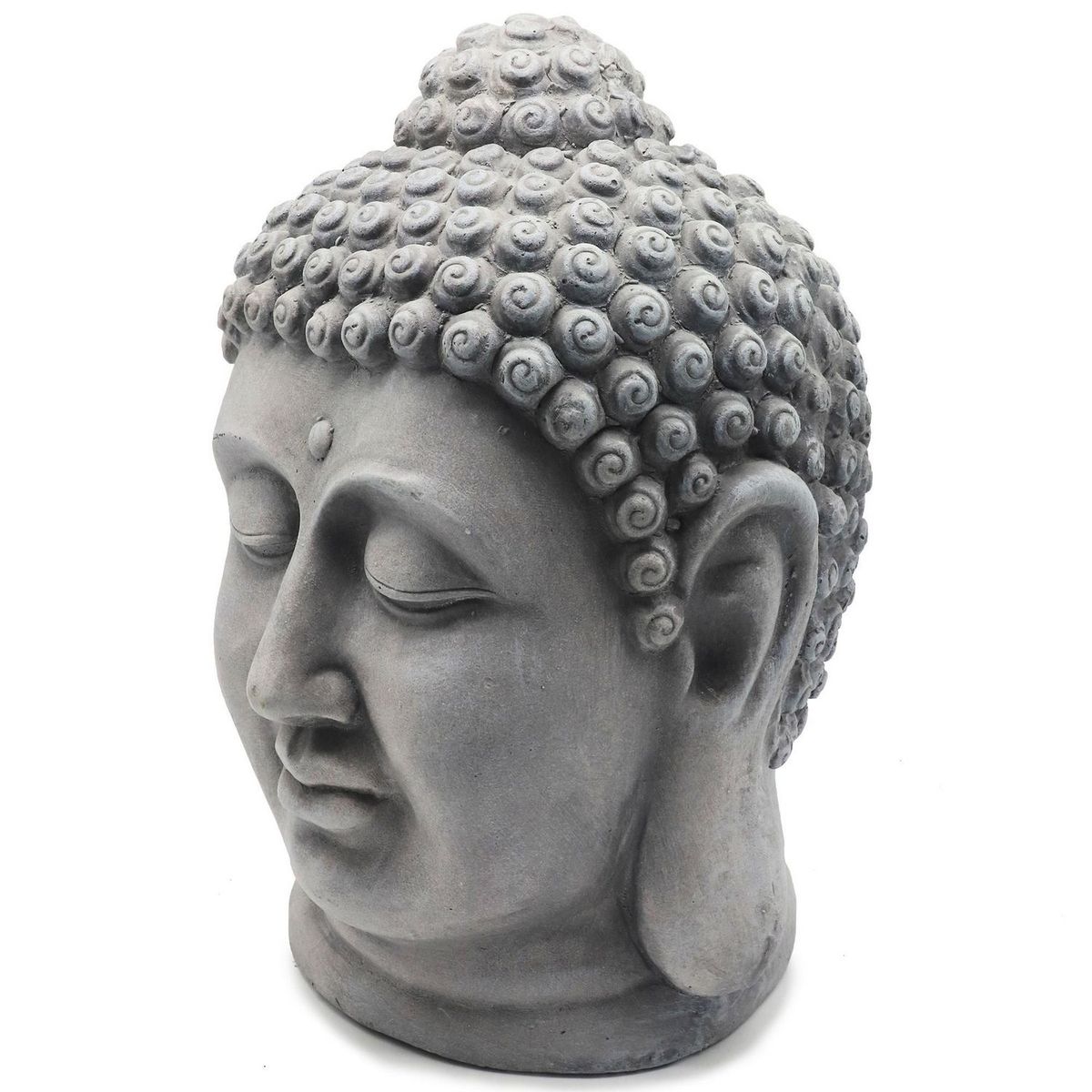 Just Home Collection - Cabeza de Buda de Poliresina 31x28x43 cm