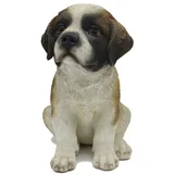 Perro San Bernardo de Poliresina 12x17x19 cm