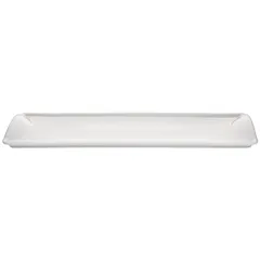 Charola Rectangular Blanca 38x16 cm