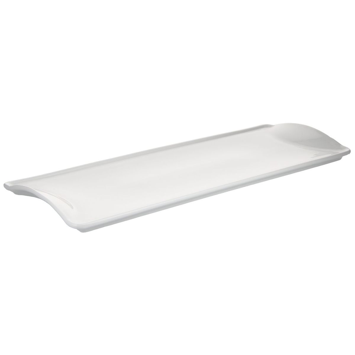 Charola Rectangular Blanca 38x16 cm, marca Just Home Collection - Foto 2
