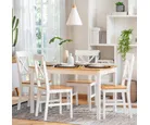 Set Comedor con 4 Sillas Boho Chic Madera