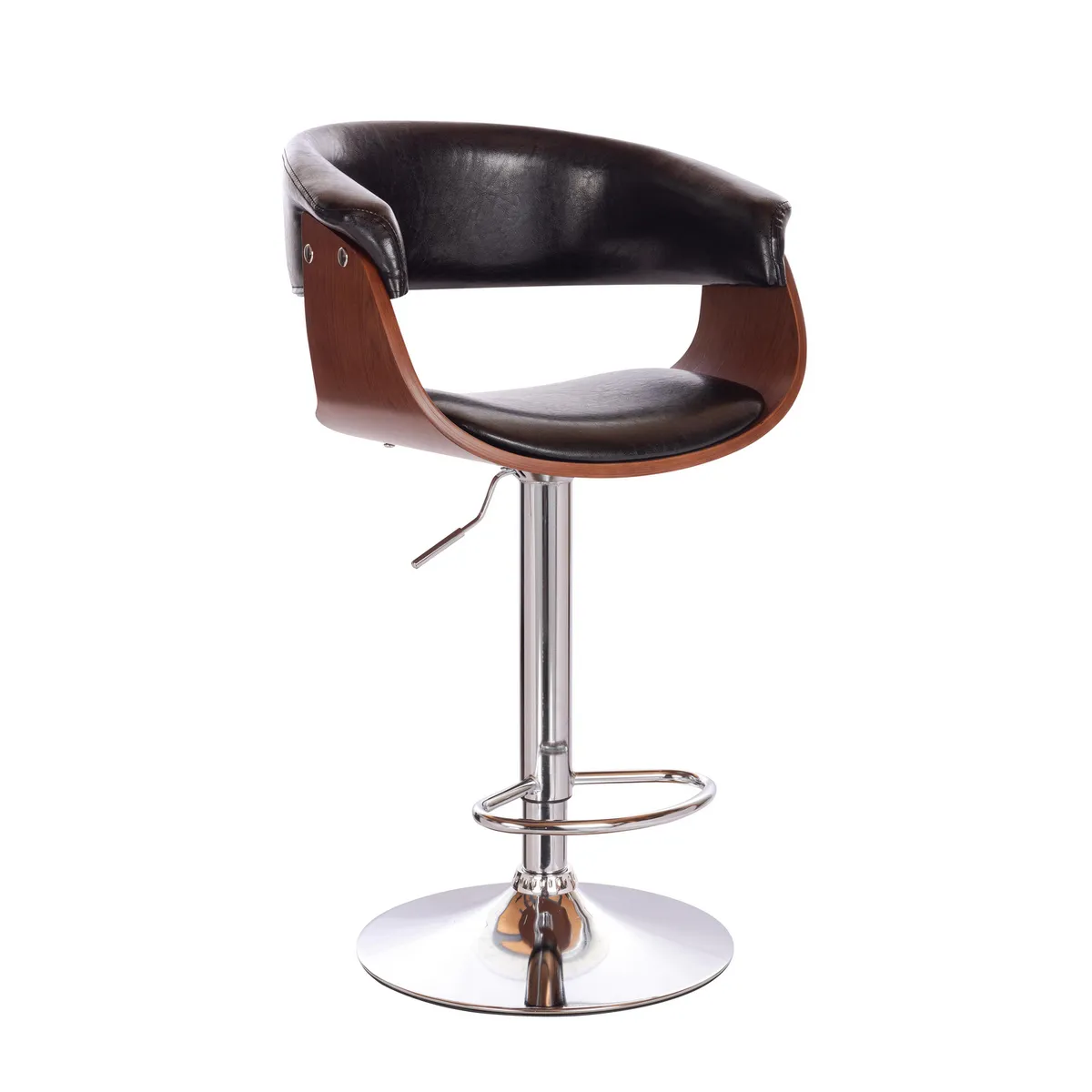 Silla Bar Toledo negro, marca Just Home Collection - Foto Principal