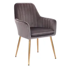 Silla Jaca velvet gris