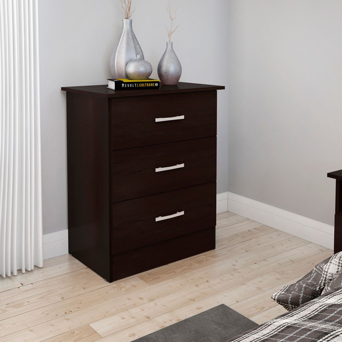 Casa Bonita - Cómoda 3 cajones café