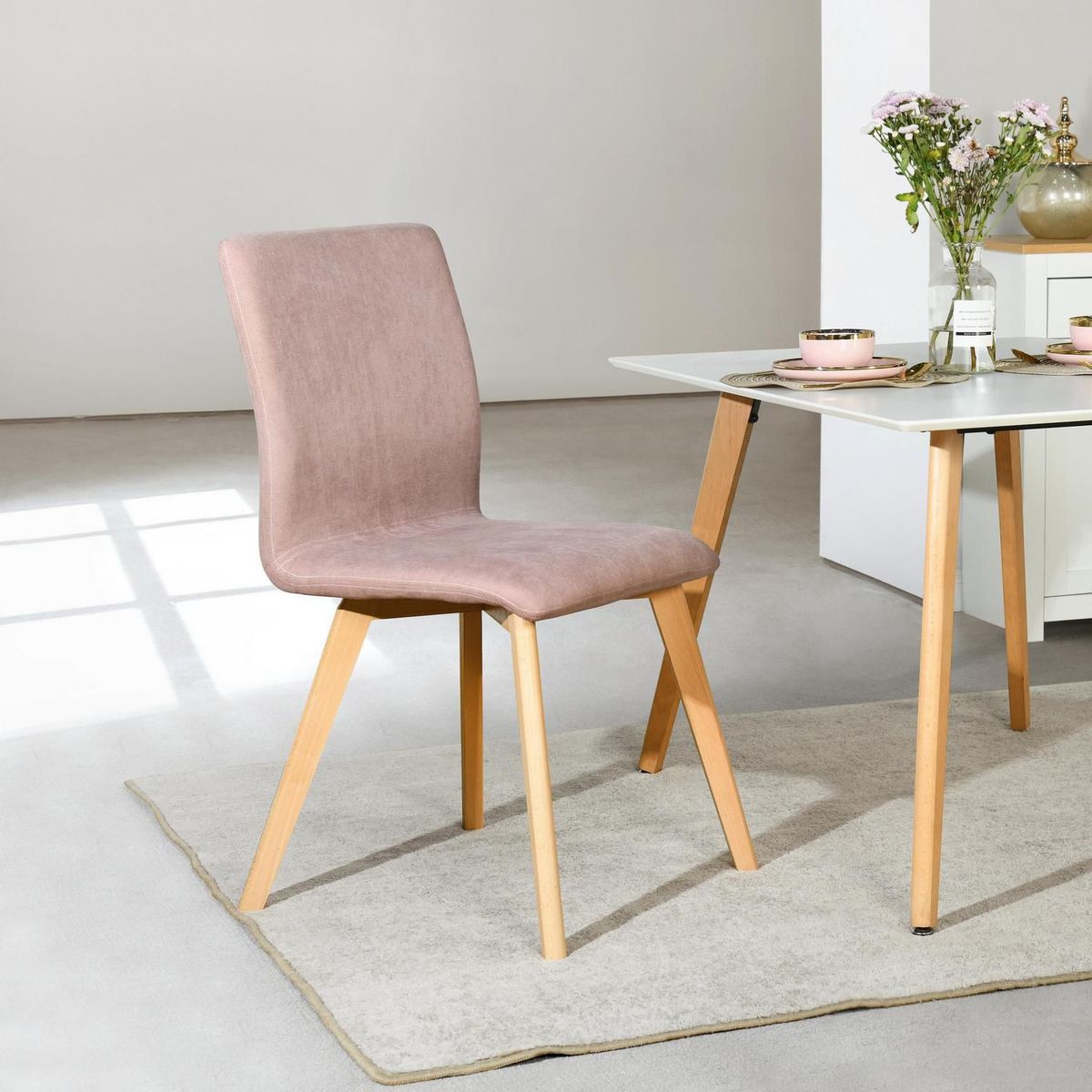 Homy - Silla Nola rosa