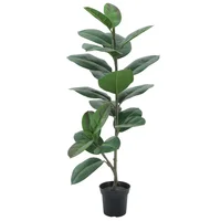 Planta Artificial Gomero 100 cm